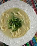 Луковый суп с брокколи