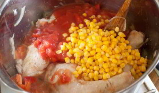 огненный куриный суп