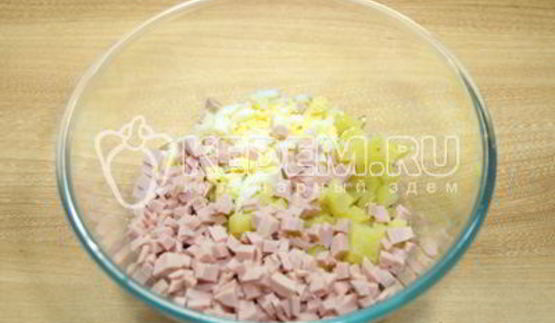 окрошка на кефире