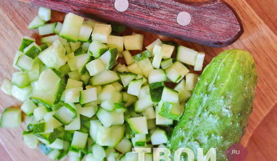 окрошка на сметане