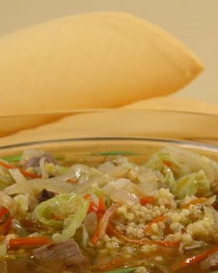 Пшенный суп по-шотландски