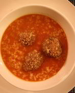 Рисовый суп с фрикадельками