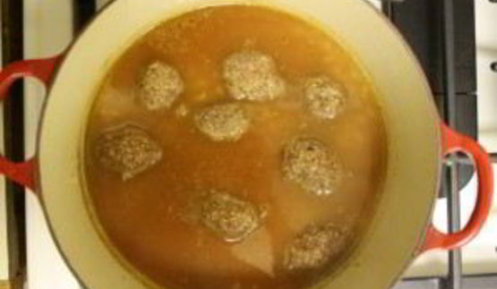 рисовый суп с фрикадельками