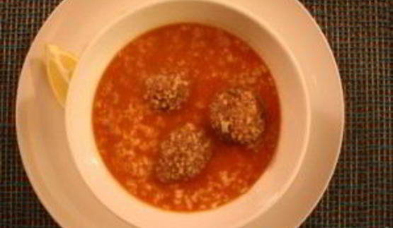 рисовый суп с фрикадельками