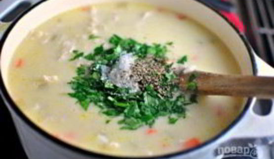 рисовый суп с курицей