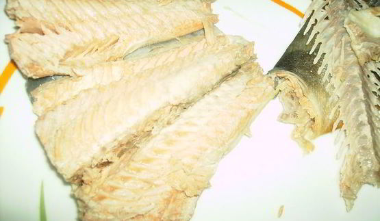 рыбный суп с семгой и сливками