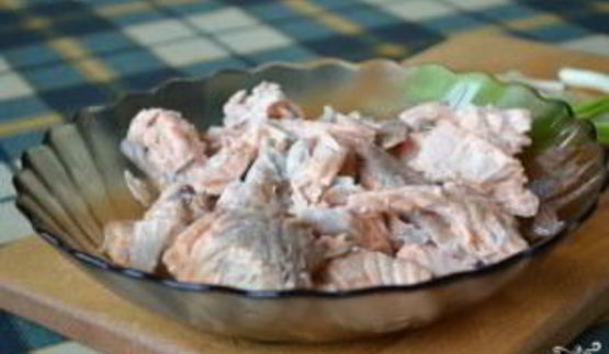 рыбный суп с семгой