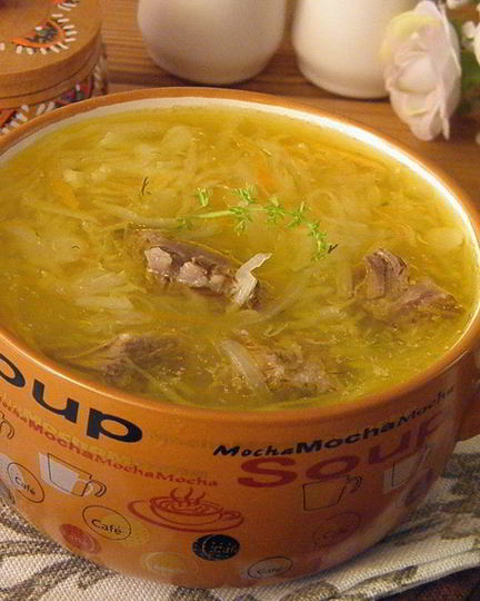 Рецепт кислых щей