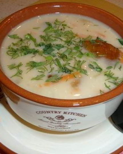 Рецепт супа из белых грибов с сыром