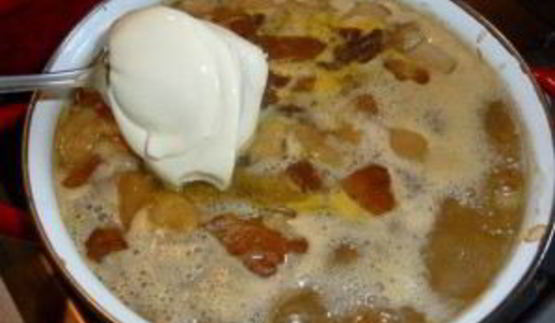 суп из белых грибов с сыром