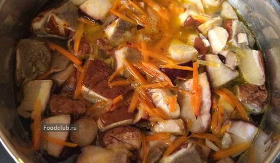 суп из белых грибов