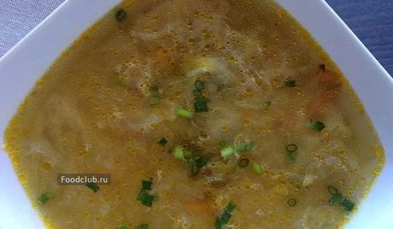 суп из белых грибов