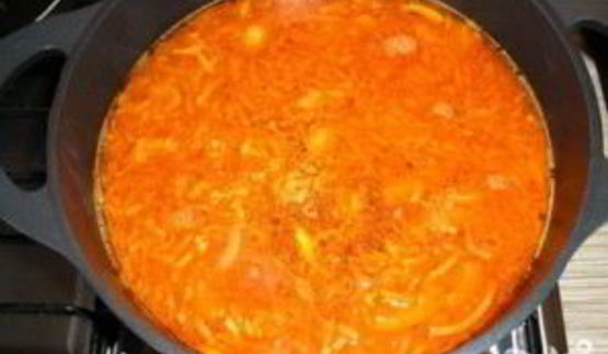 суп из говядины с томатной пастой