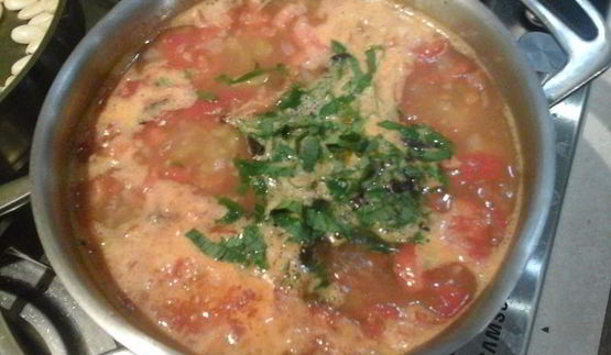 суп из индейки с полбой