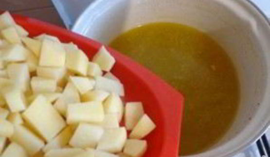 суп из куриных потрохов с грибами