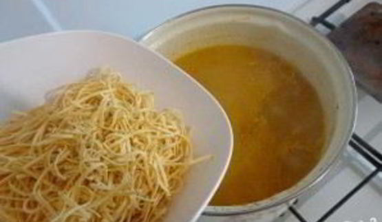 суп из куриных потрохов с грибами