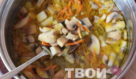 суп из шампиньонов