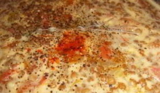 чечевичный суп-пюре