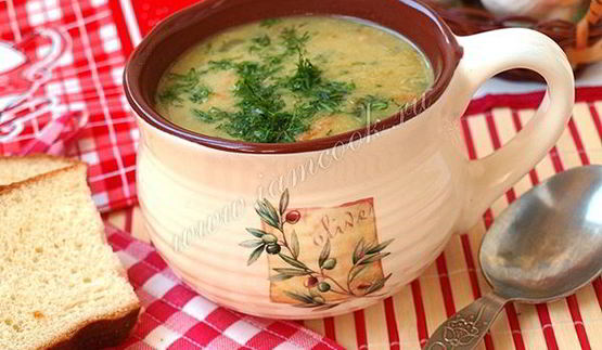 гороховый суп пюре с курицей