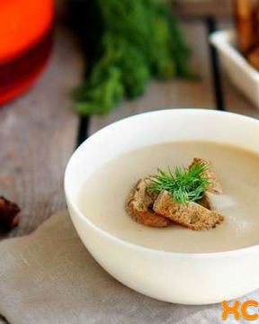 Грибной суп-пюре со сливками