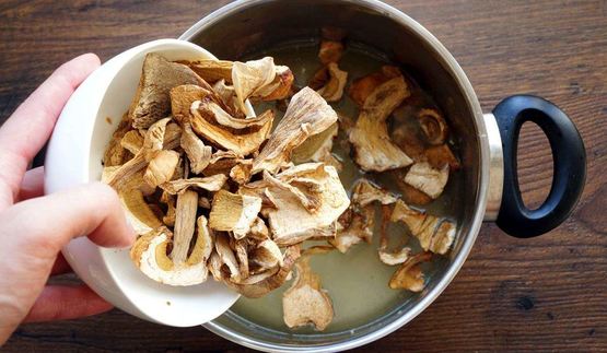 грибной суп-пюре со сливками