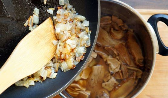 грибной суп-пюре со сливками