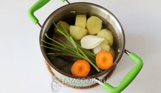 картофельный суп-пюре с сыром