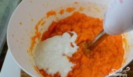 морковный суп-пюре с имбирем