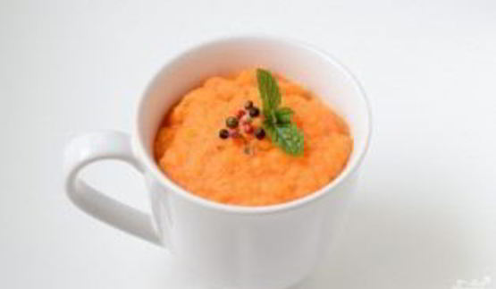 морковный суп-пюре с имбирем