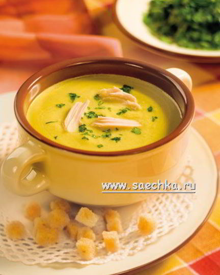 Рецепт нежного овощной суп-пюре