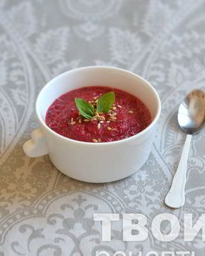 Постный свекольный суп-пюре