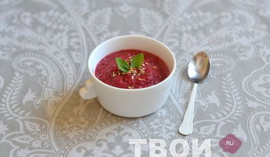 постный свекольный суп-пюре
