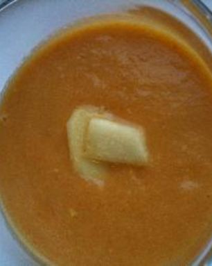 Простой морковный суп-пюре с имбирем