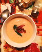 Суп-пюре гороховый с беконом