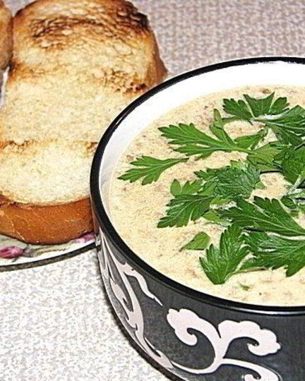 Рецепт супа-пюре из белых грибов в блендере