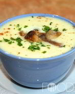 Суп-пюре из белых грибов