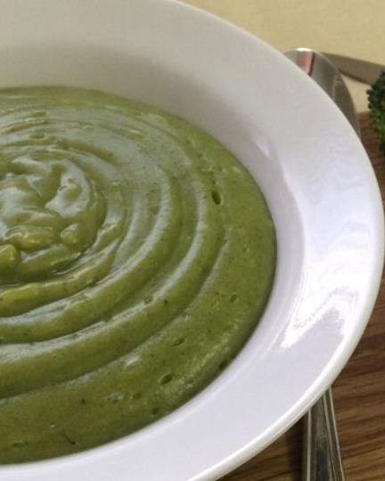 Рецепт супа-пюре из брокколи постный