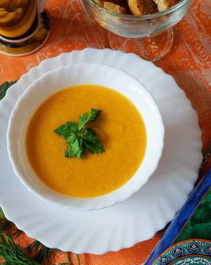 Суп-пюре из чечевицы