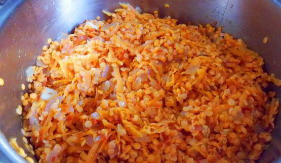 суп-пюре из чечевицы