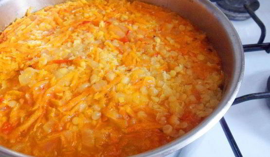 суп-пюре из чечевицы