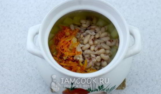 суп-пюре из фасоли