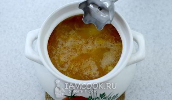 суп-пюре из фасоли