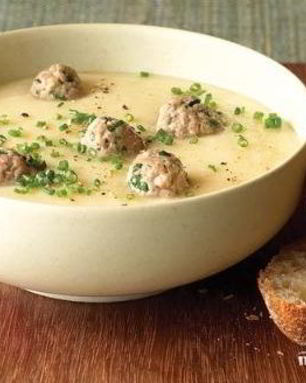 Суп-пюре из кабачков и цветной капусты