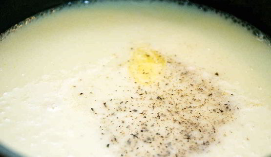 суп-пюре из кабачков со сливками