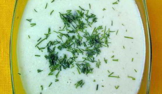 суп-пюре из кабачков