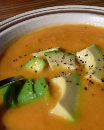 Рецепт супа-пюре из картофеля с авокадо