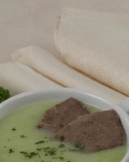 Рецепт супа-пюре из картофеля с зеленым горошком