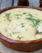 Суп-пюре из корня сельдерея и картофеля