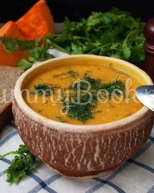 Суп-пюре из нута с тыквой