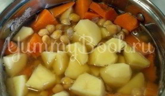 суп-пюре из нута с тыквой